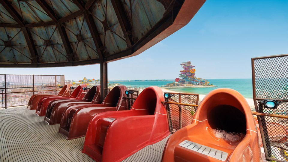 The park also sits right next to the sea and has beach access