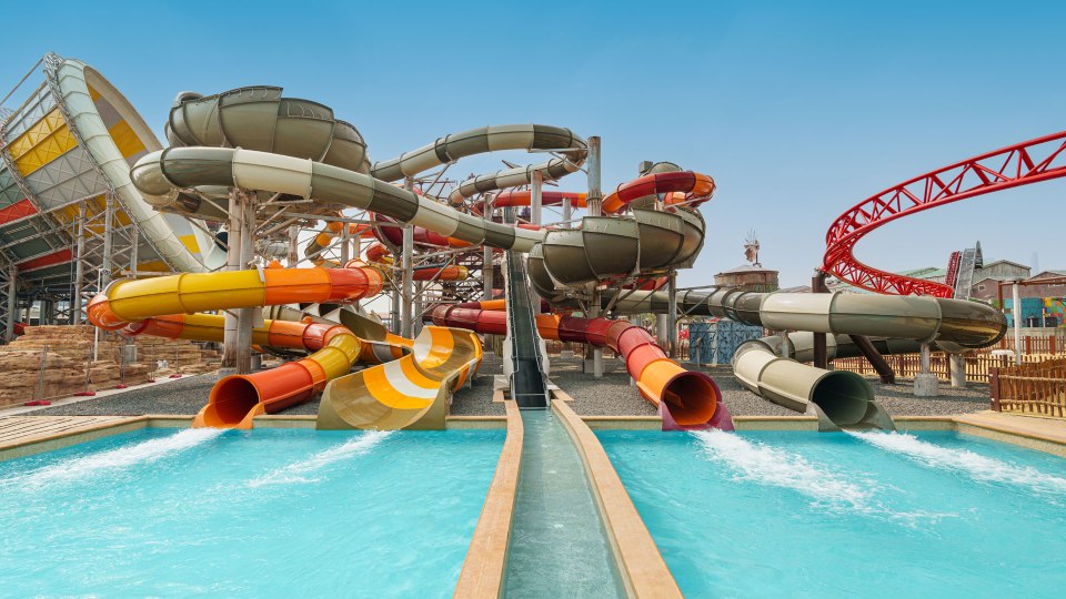 The waterpark is a great place to cool off in the summer when temperatures soar