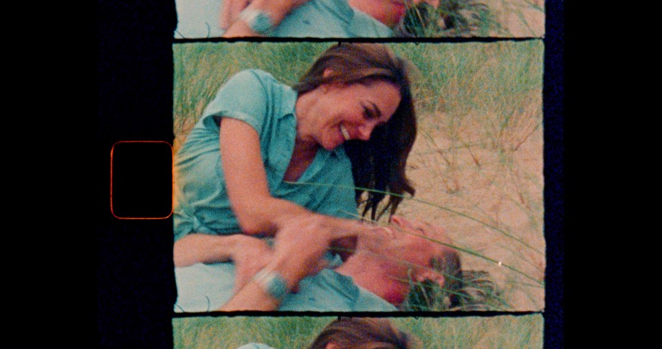 Kate can be seen playfully interacting with William