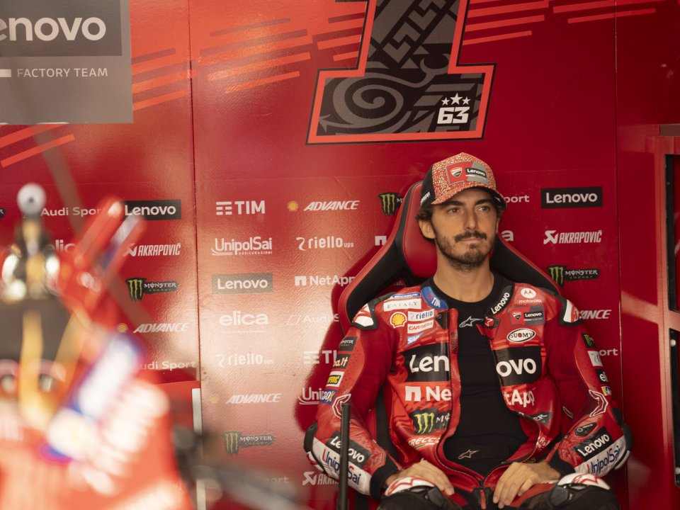 Bagnaia said the blame was on Marquez