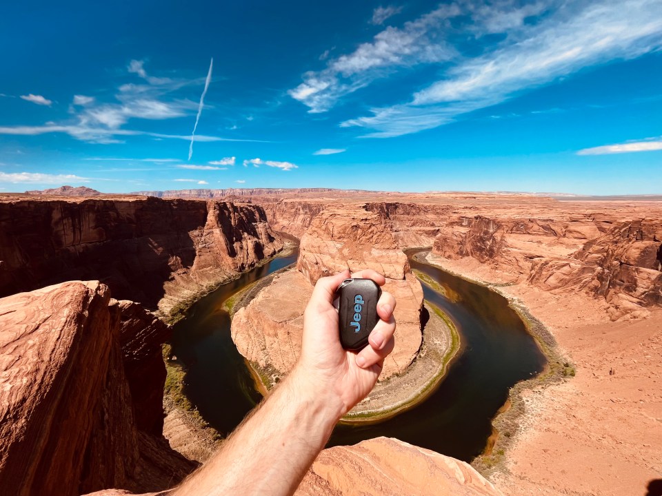 Here's a car that reaches parts others cannot reach. Like Horseshoe Bend on the east rim of the Grand Canyon