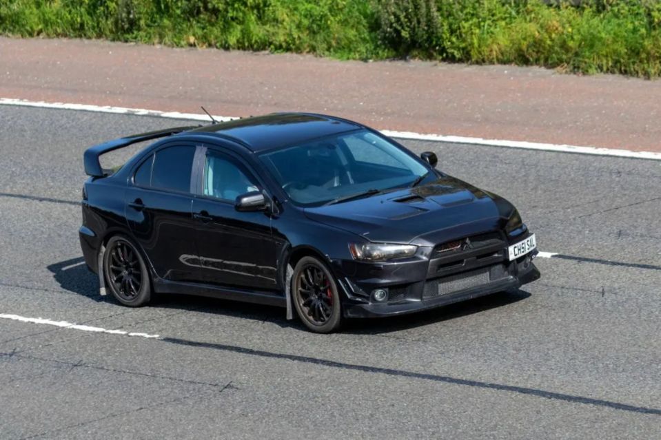 The YouTuber's first car was a Mitsubishi Lancer