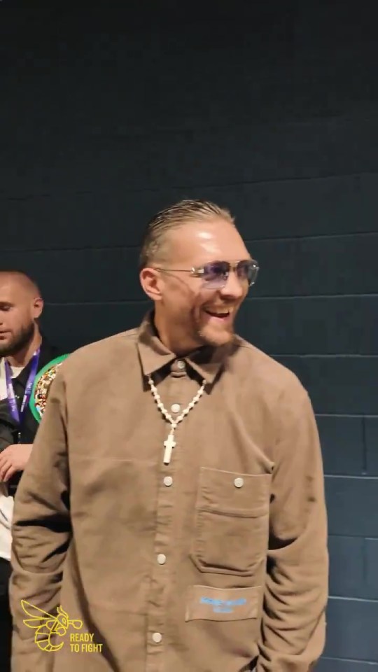 Usyk was left blown away by the UFC star's energy