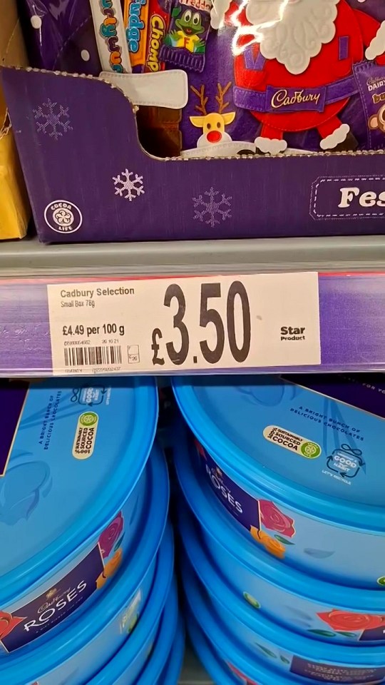 Shoppers were expected to spend £3.50 for a mere 78g