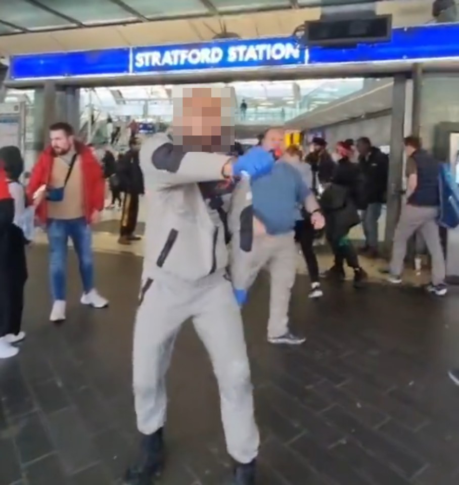 British Transport Police have confirmed that the man not wearing a uniform was working for them at the time of the incident