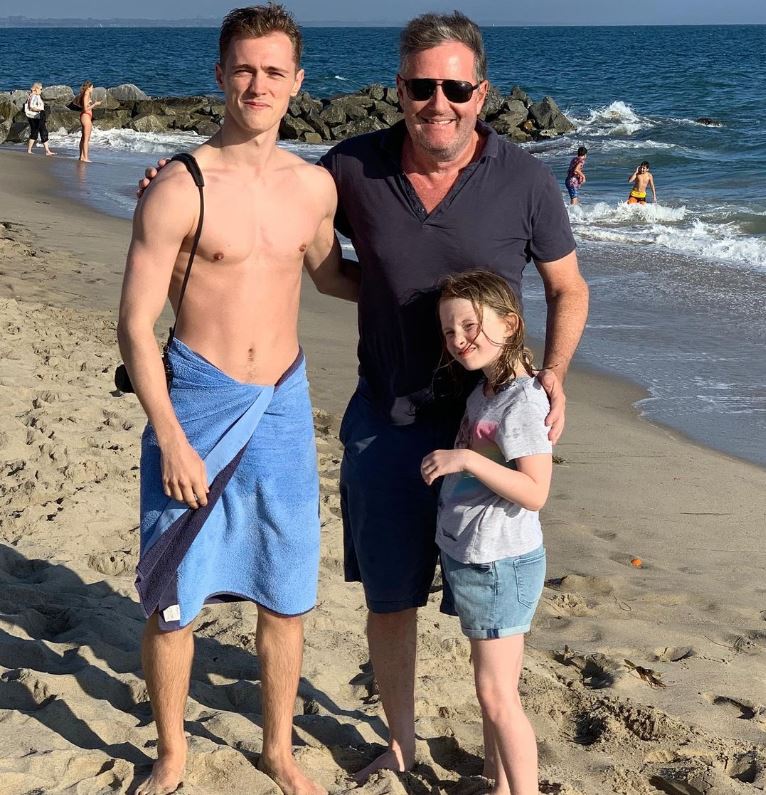 Piers with Stanley and daughter Elsie