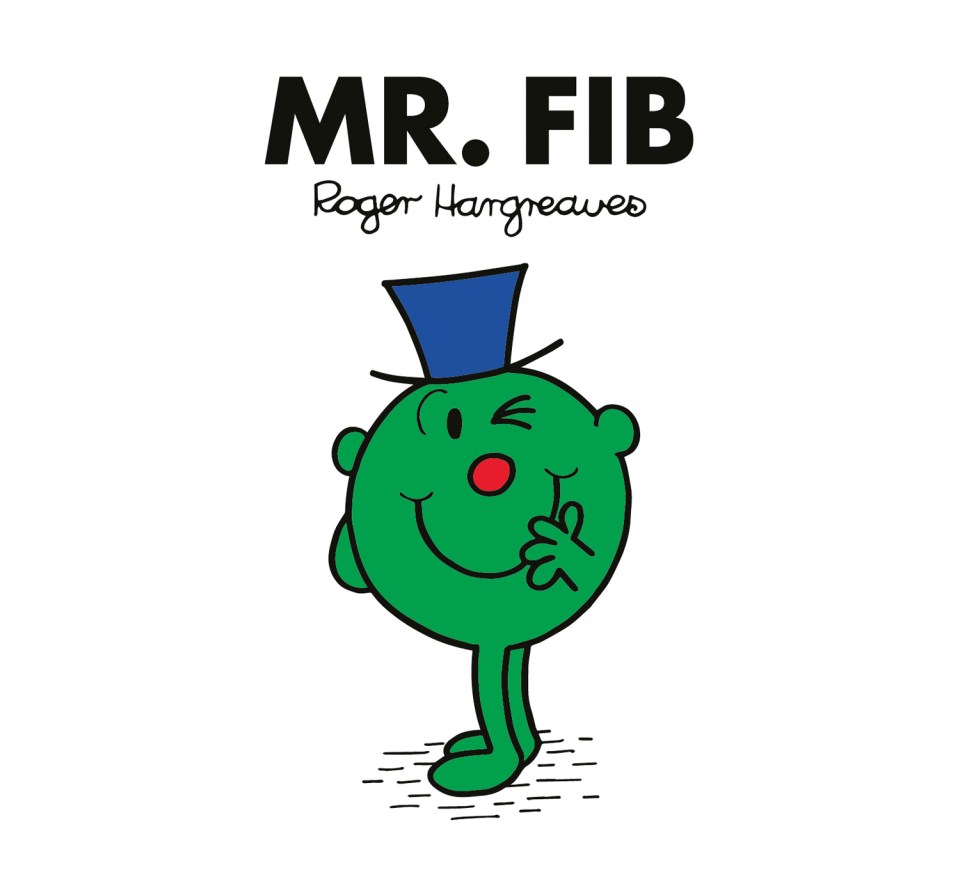 Mr Fib, the 51st character in the series, is a quirky figure wearing a blue top hat who 'tells fibs to impress people'