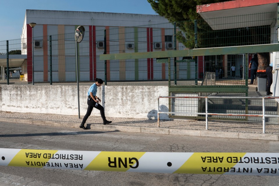 a man walks past a gnr restricted area