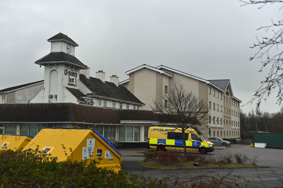 The Suites Hotel in Knowsley, Merseyside, was used to housed asylum seekers