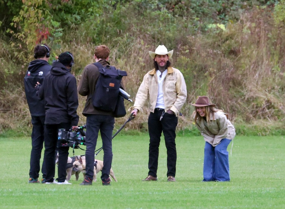 The duo were followed around by a film crew