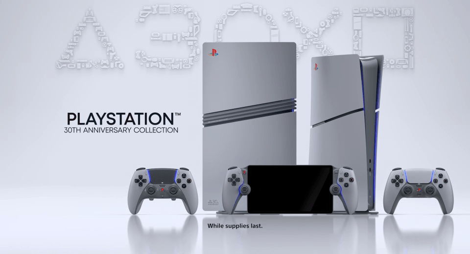 an advertisement for the playstation 30th anniversary collection