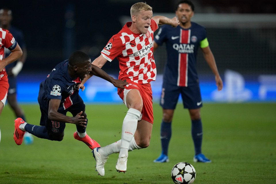 He made his first start for new club Girona in last week's defeat to PSG