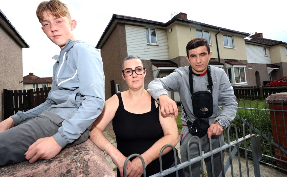 Mum Chantelle Sargeant worries the safety of her six kids due to the drugs and crime problem in the area