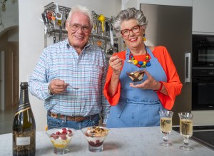  She also presented Prue Leith's Cotswold Kitchen with her husband