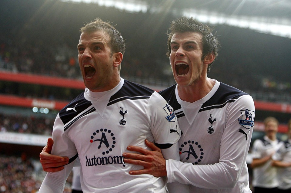 Rafael van der Vaart led Tottenham to a famous North London derby win over Arsenal in 2010