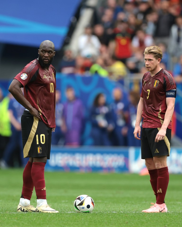 Kevin De Bruyne and Romelu Lukaku are one of the few Golden Generation stars left