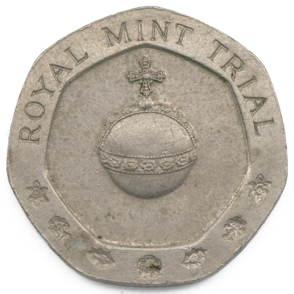 a coin that says royal mint trial on it