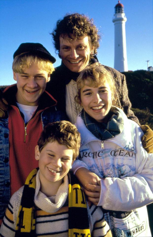 It comes 34 years after starring in Round The Twist (bottom)