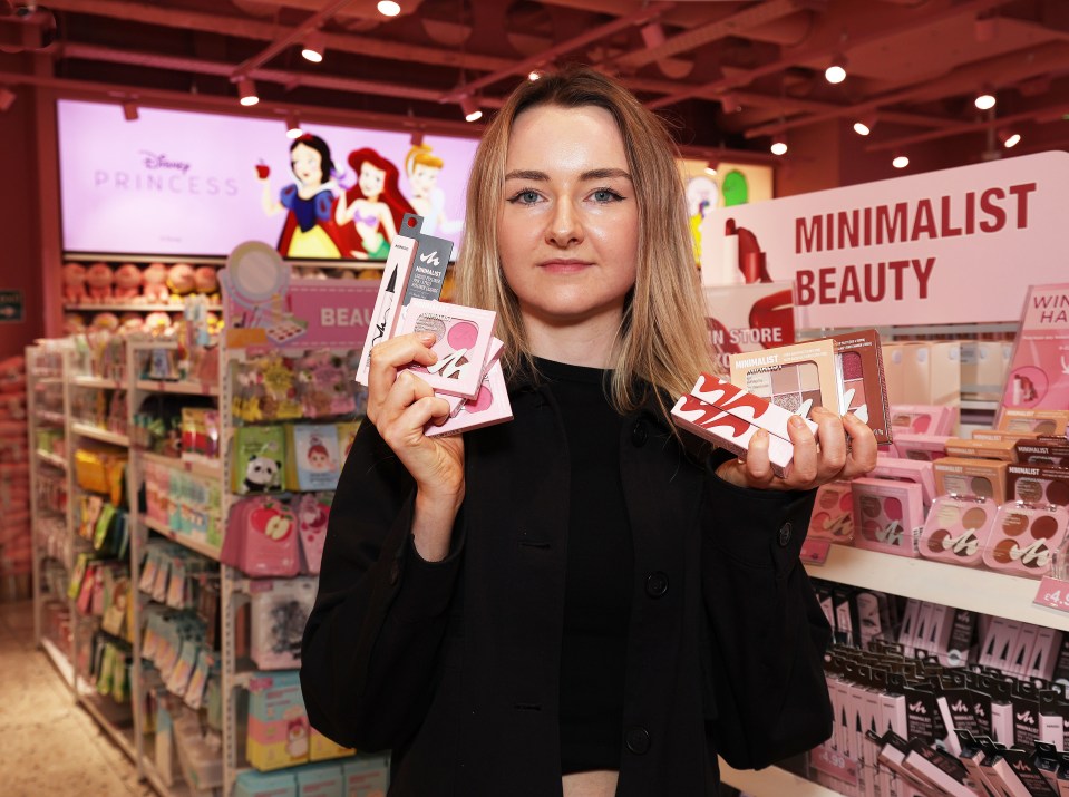 Miniso store which has recently opened in Camden High Street,North-West London.Pic by Steve Bell/SOL.PICTURED-REPORTER LAURA McGUIRE.10/09/24