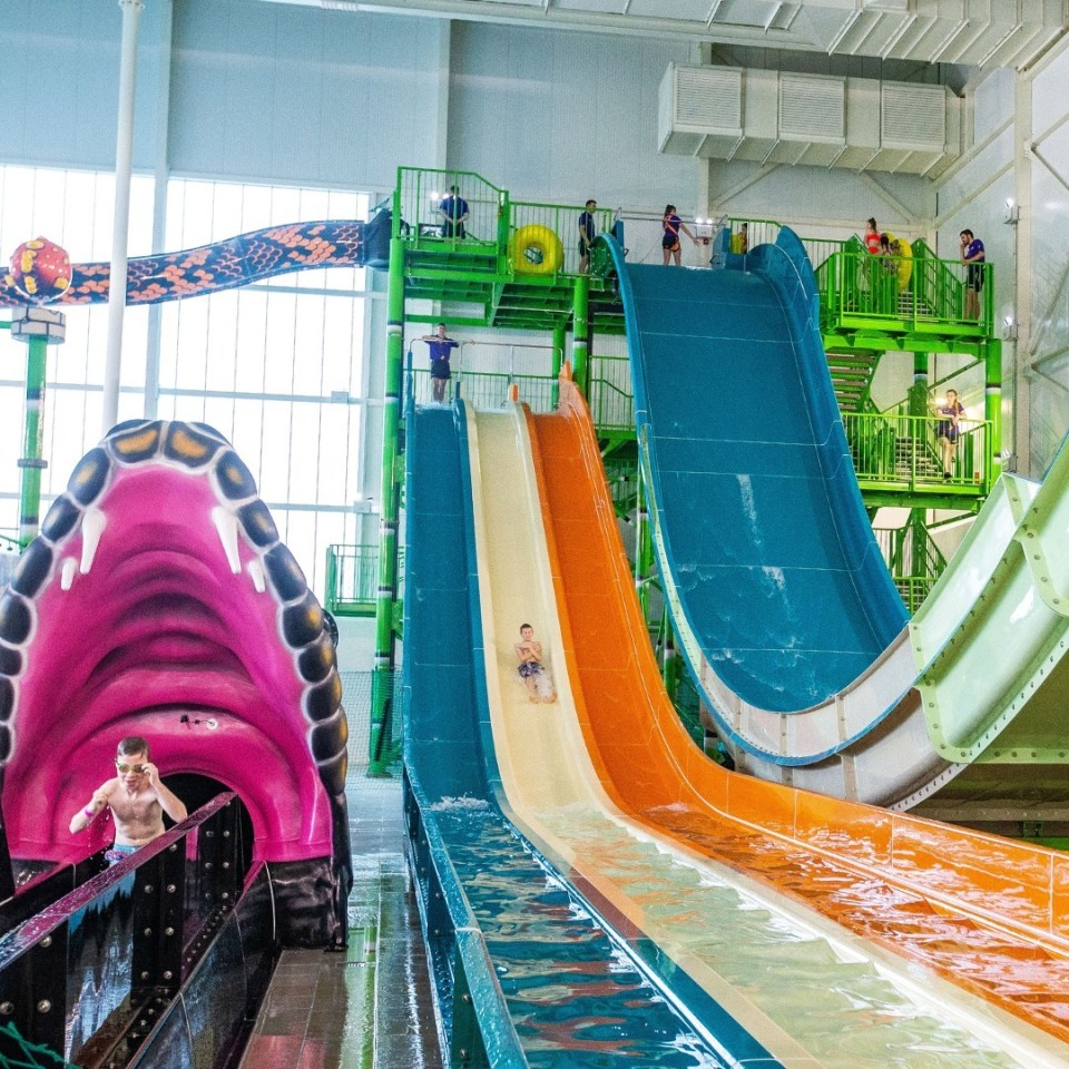 The waterpark closed back in December after its roof was damaged by a storm