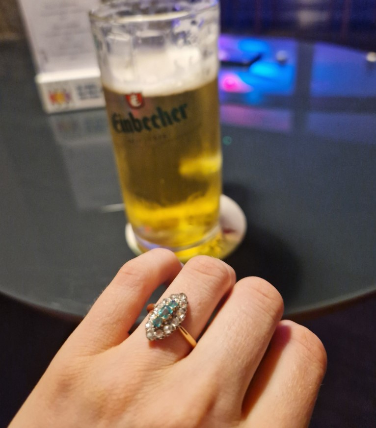 Abigail Davies announced her engagement on social media