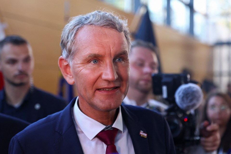 a man in a suit and tie with a russian flag pin