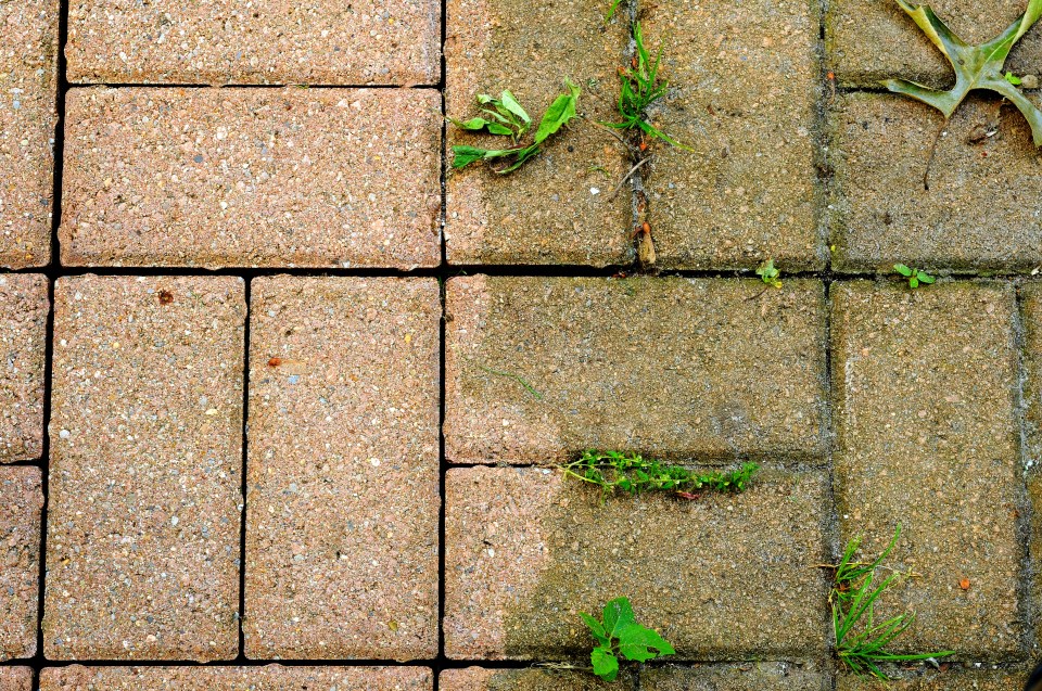 Paving expert Steven Bell has revealed why jet washing your patio could do more harm than good