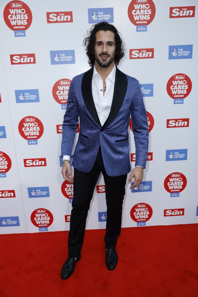 Graziano pictured at The National Lottery Awards last year