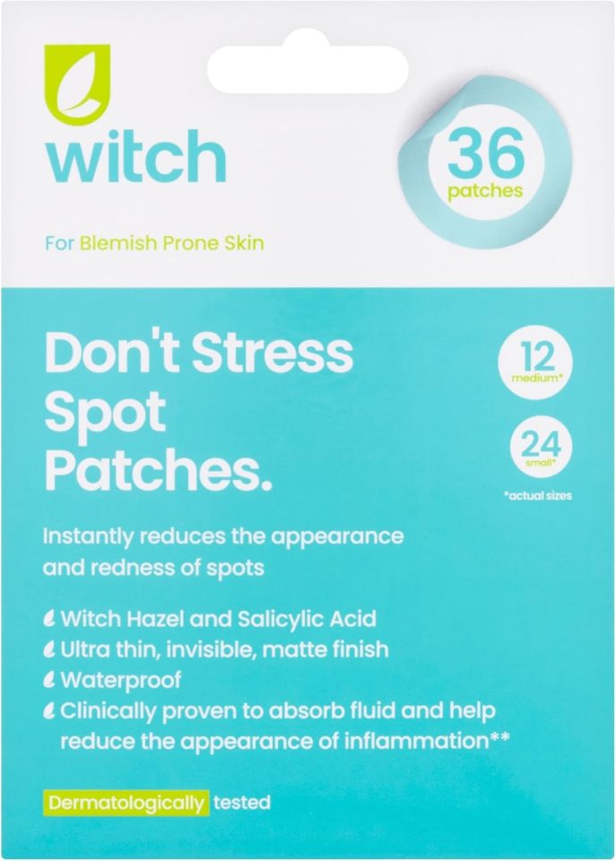 a package of witch patches for blemish prone skin