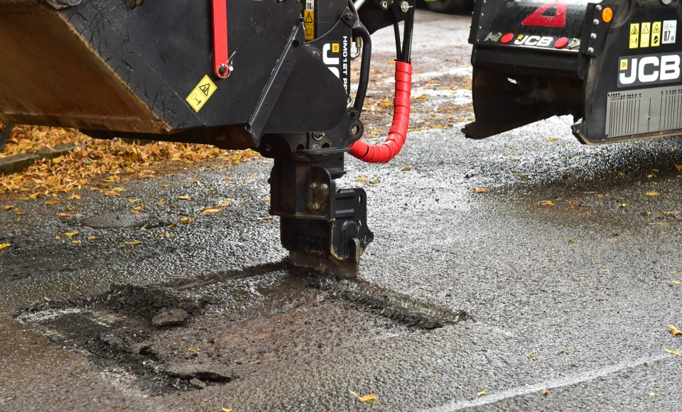 Planer digs down before cropper, pictured, cuts straight lines and sweeper removes debris