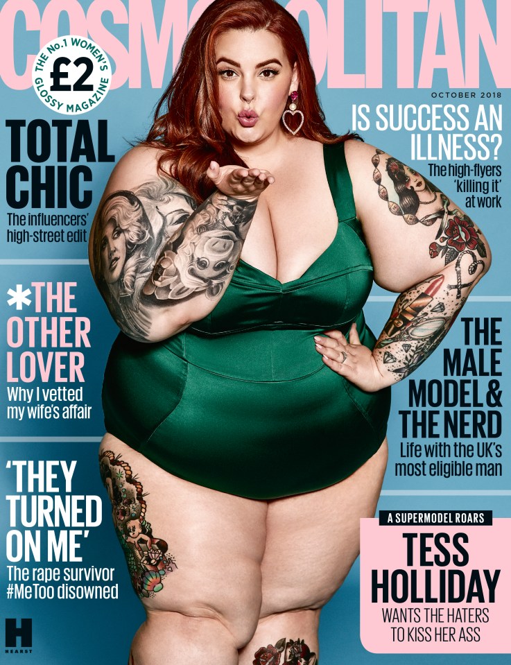 Farrah Storr was the first editor of Cosmopolitan to put a truly plus-size model, Tess Holliday, on the cover