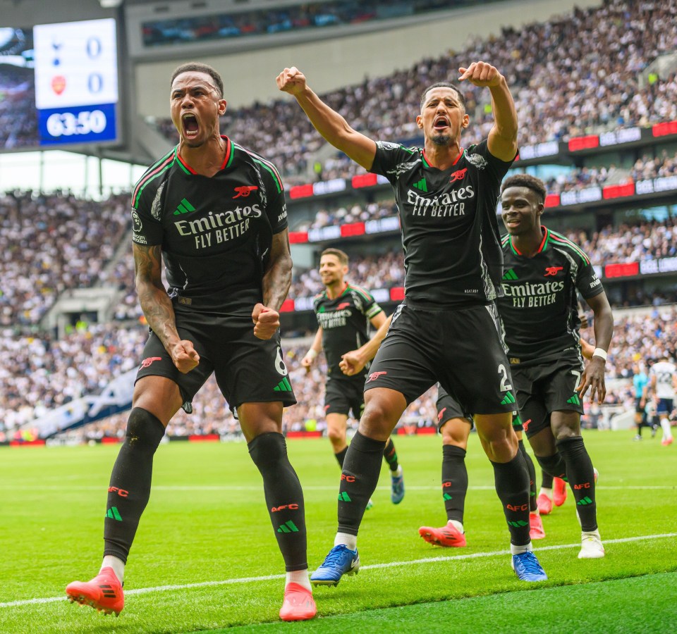 soccer players wearing emirates fly better jerseys are celebrating