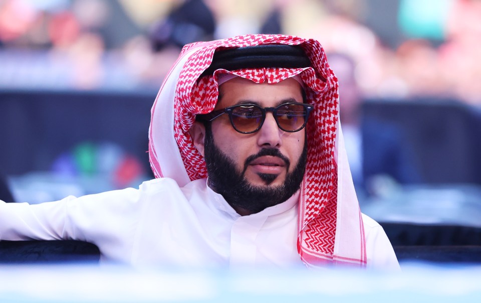 Saudi boxing chief Turki Alalshikh was loving life