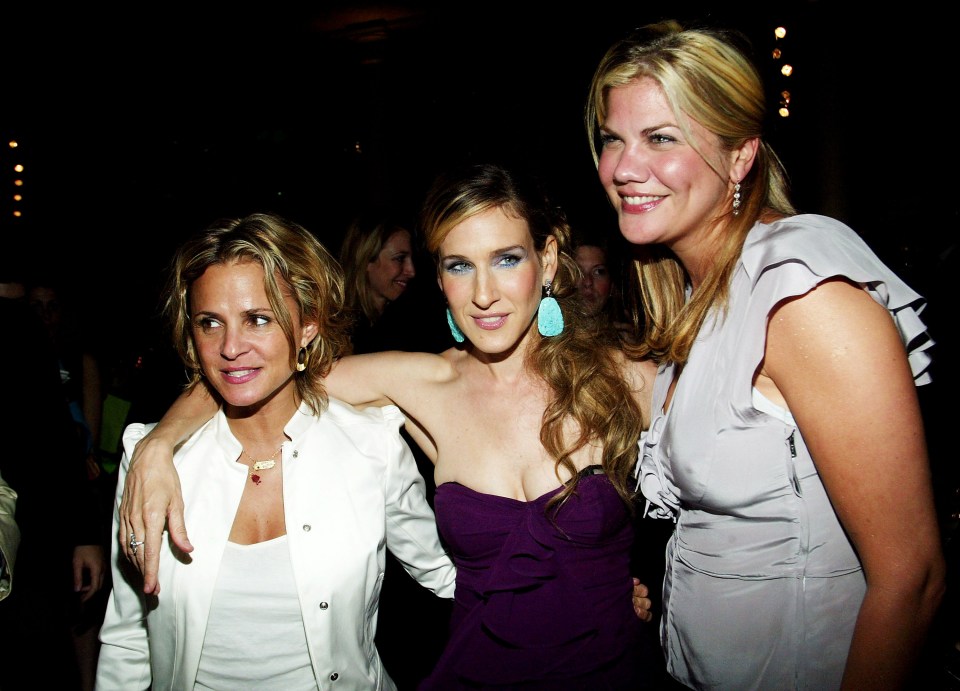 Kristen Johnston with Sarah Jessica Parker and Amy Sedaris