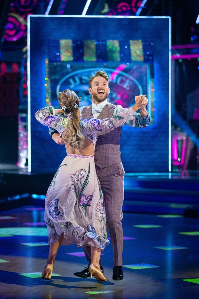 JJ was on Strictly Come Dancing in 2020