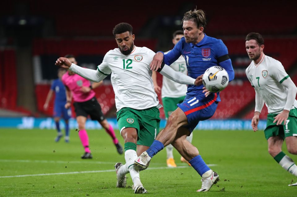 Grealish played in England's last match against the Republic of Ireland