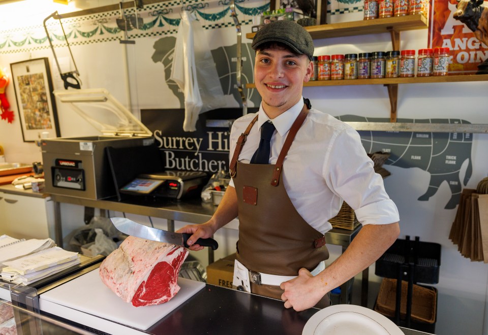 Oxshott butcher Joe Harrington said sometimes people will do shopping for footballers