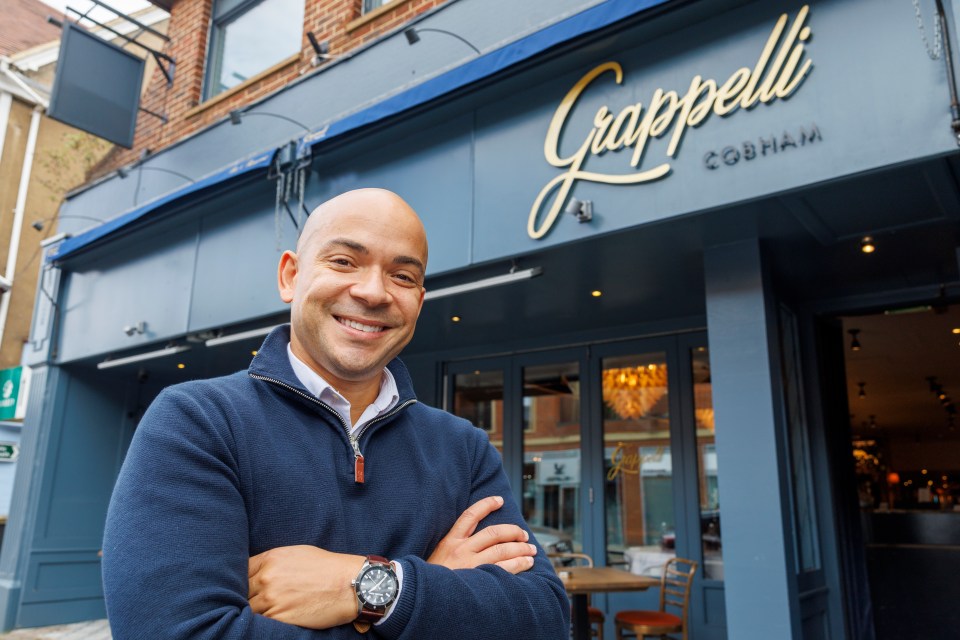 Eddie Alves manager of restaurant Grappelli, in Cobham, feeds footballers regularly