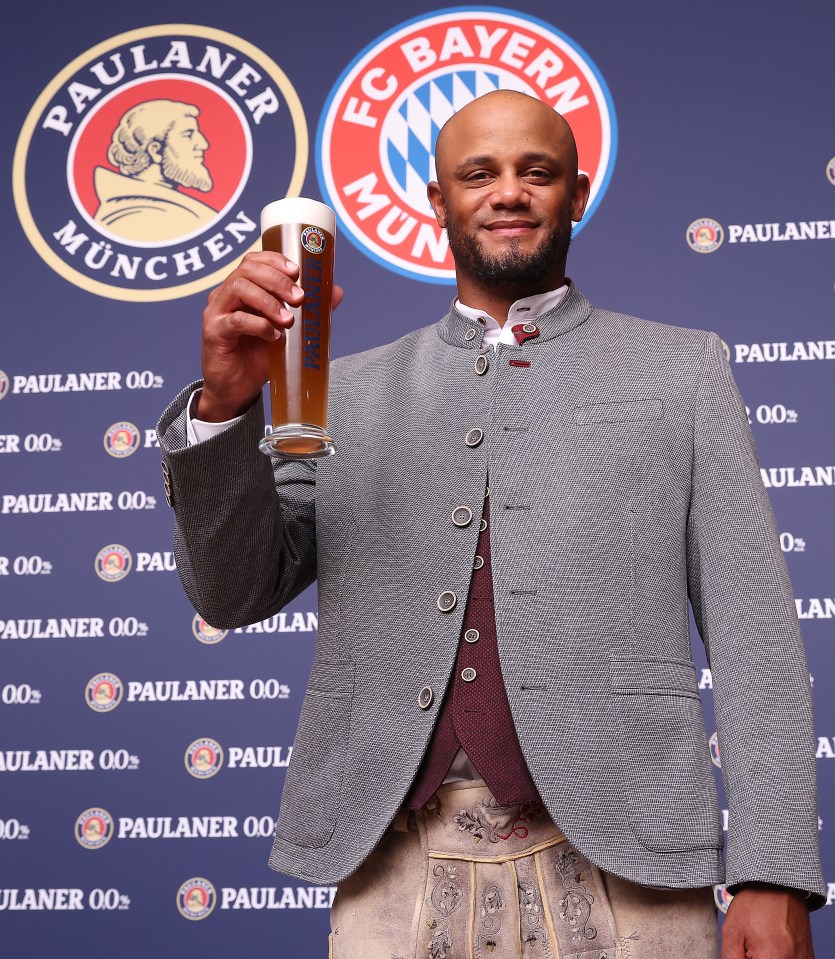 Vincent Kompany told Harry Kane and his Bayern Munich teammates to go to a beer festival