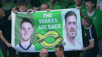 Fans called Rice and Grealish snakes