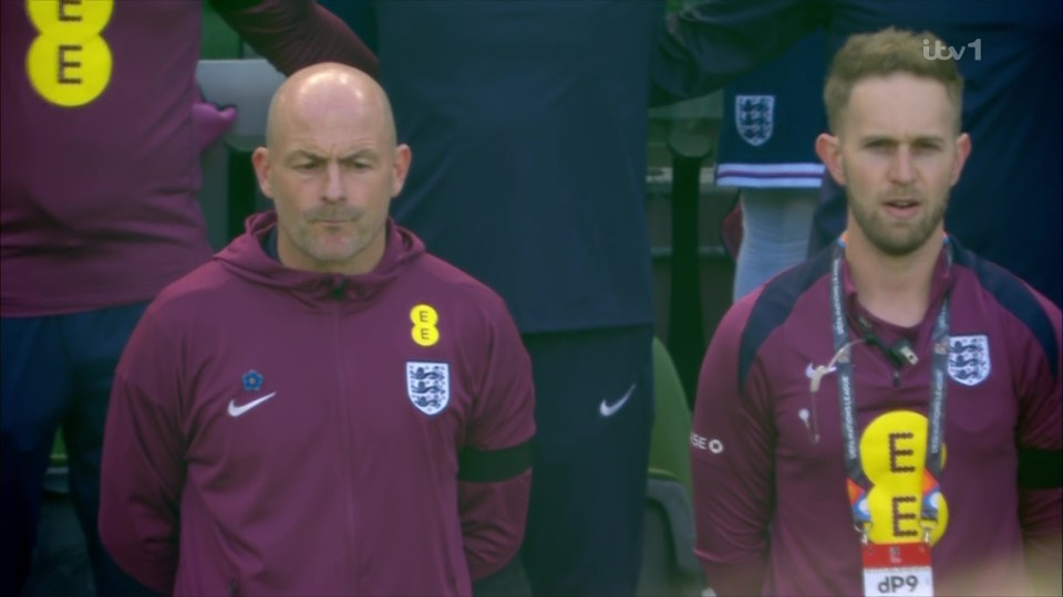 Carsley had vowed before kick-off to not sing along with 'God Save the King'