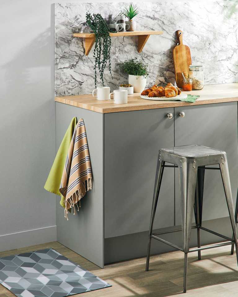 The wrap can brighten up your kitchen with ease