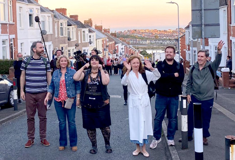 The cast shared a final farewell to Barry Island and Trinity Street