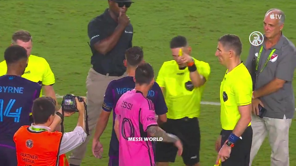 Lionel Messi lashed out at the referee after Inter Miami's hapless draw