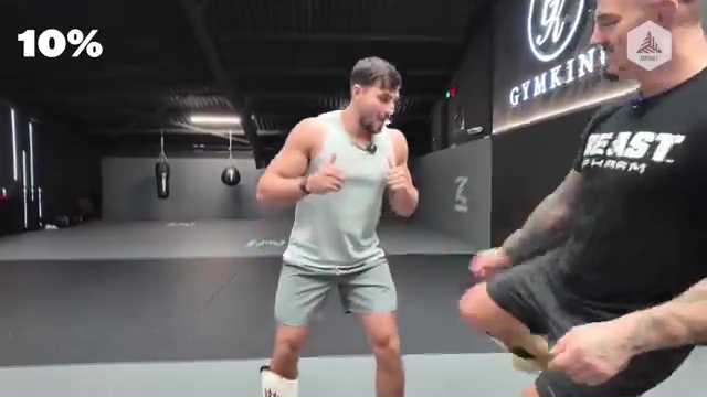 The UFC champion unleashed 11 leg kicks on Fury in a dead leg challenge