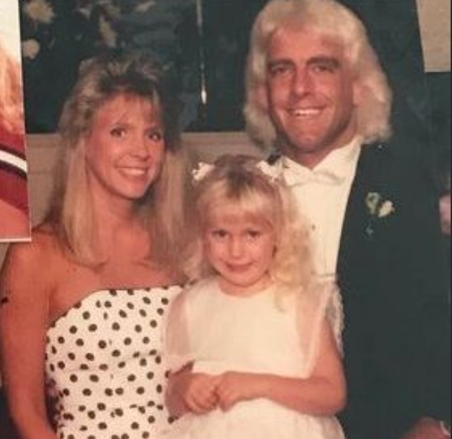 Flair's first wife was Leslie Goldman, and their marriage lasted 12 years