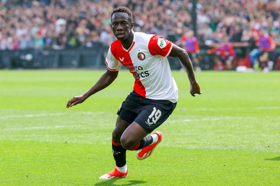 The winger starred in the Eredivisie on loan to Feyenoord