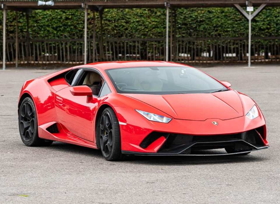 A Lamborghini Huracan was one of the cars stolen