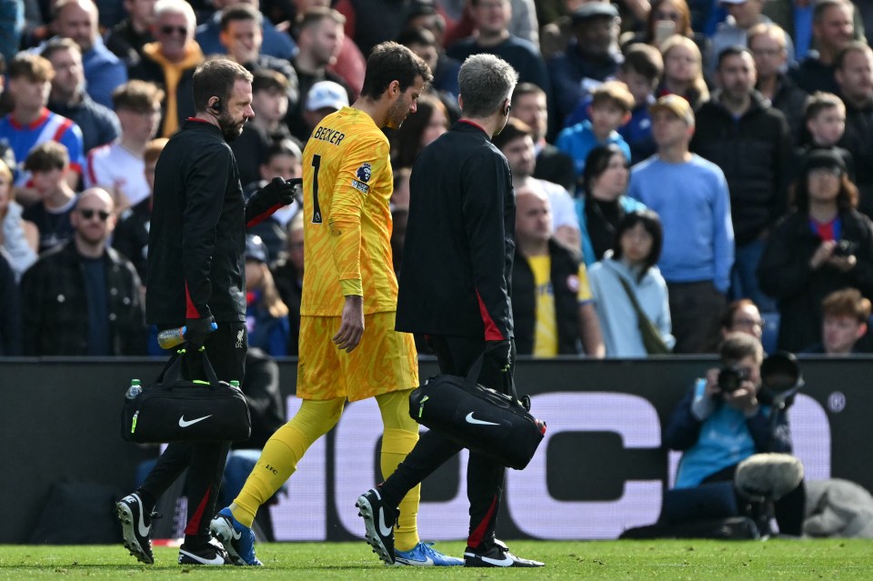 It is Alisson's second injury of the season after he suffered thigh problems last month