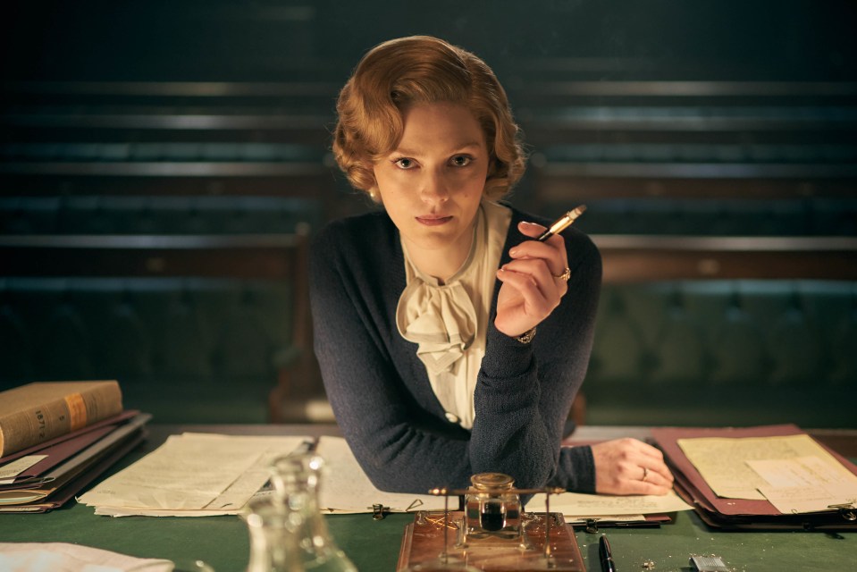 Amber as Peaky Blinders' Diana Mitford